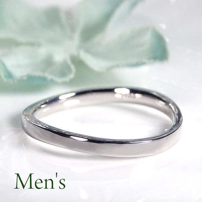 2本セット Pt950 K18YG 0.02ct ペアリング プラチナ K18 18金 セット販売 ジュエリー マリッジリング 結婚 指輪 リング ゴールド PT ダイア ウェーブ BRR-0269の画像