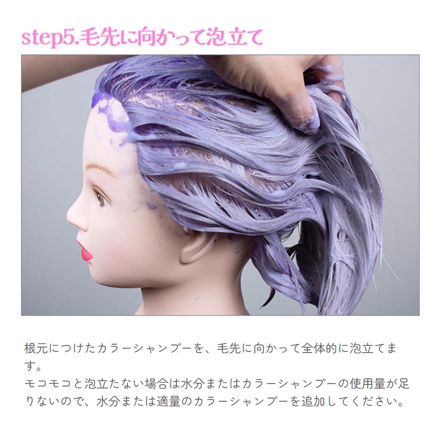 クリップジョイント ヘアカラー シャンプー エンシェールズ 紫