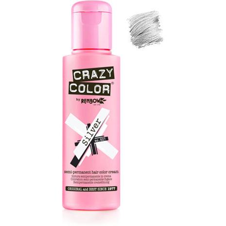 カラーリング ヘアカラー クレイジーカラー へア マニキュア 100ml シルバー Crazycolor14 ベリーズコスメ Yahoo 店 通販 Yahoo ショッピング