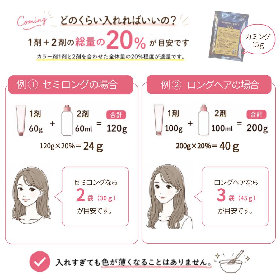 お試し サンプル トリートメント イーズメントガード カミング [ 15g