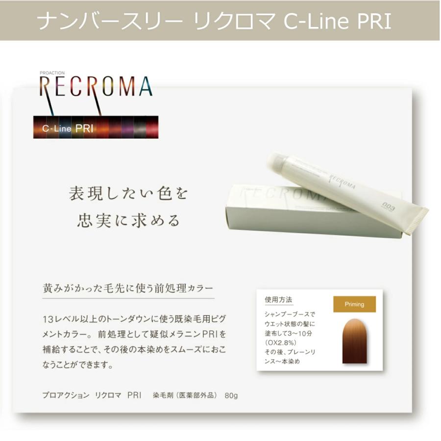 no3（NUMBER THREE） ナンバースリー リクロマ 80g オキシ 100ml
