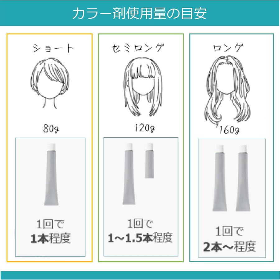CARETECT HB 白髪染め ナプラ ケアテクトカラー 1本 ナチュラル