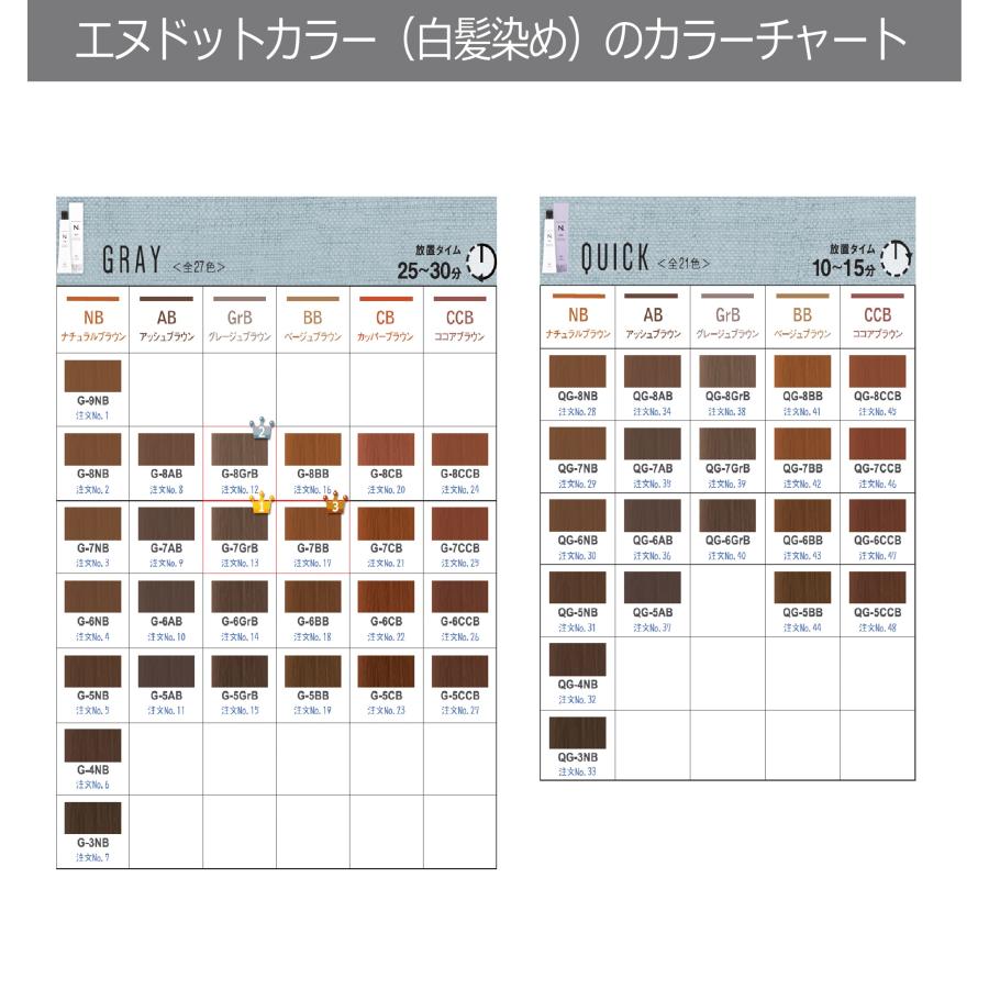 N.エヌドットクイックカラー N. エヌドット クイックカラー 4本セット 白髪染め 早染め : ベリーズ