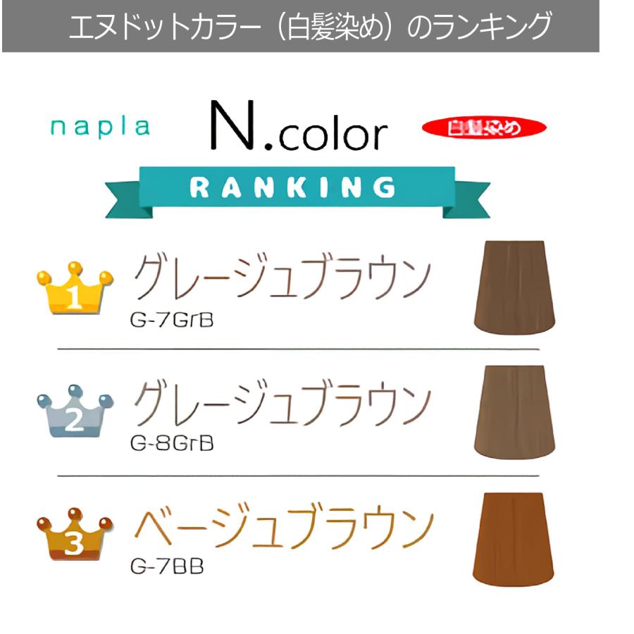 napla（ナプラ） N. エヌドットカラー 白髪染め 1本 グレイカラー
