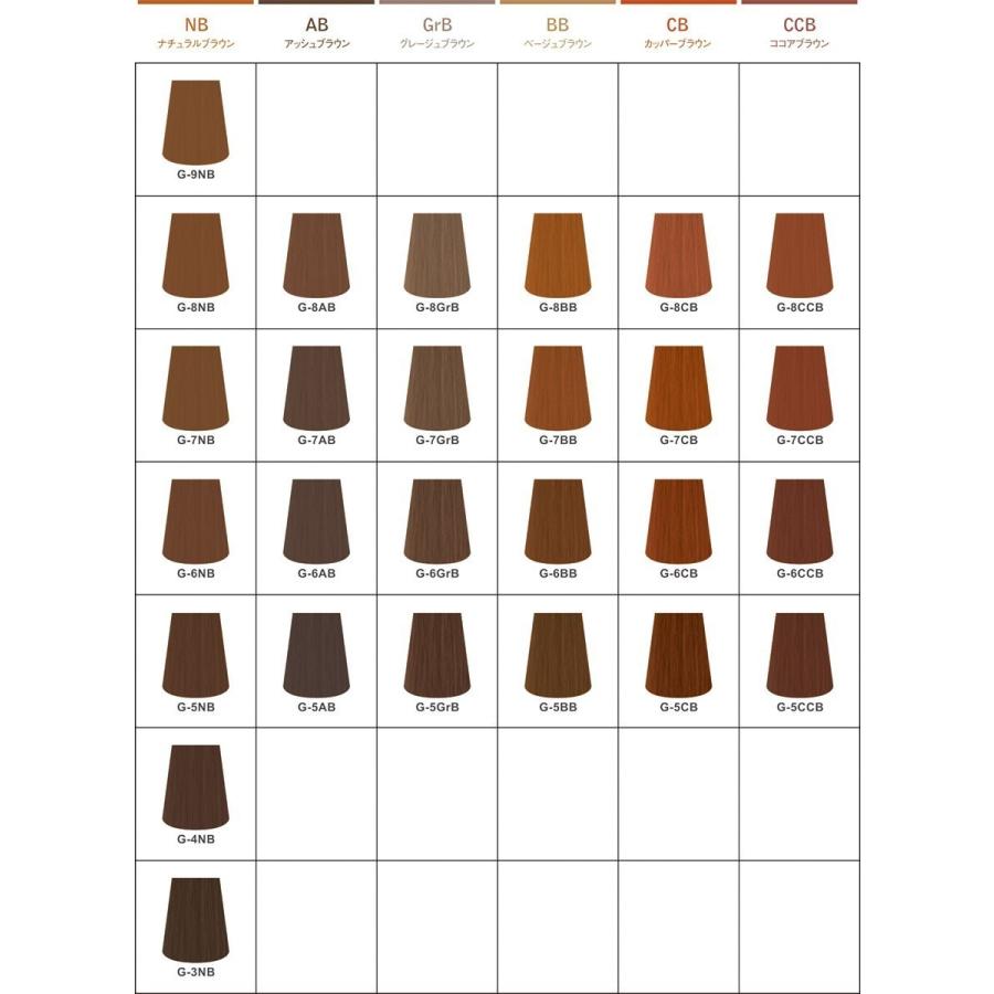 napla（ナプラ） エヌドットカラー剤 白髪染め G-6CCB ココア ブラウン