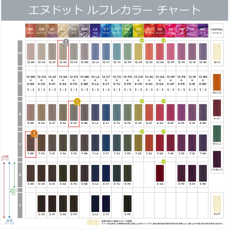 N. エヌドットカラー ルフレ オキシ 1リットル セット グレージュ