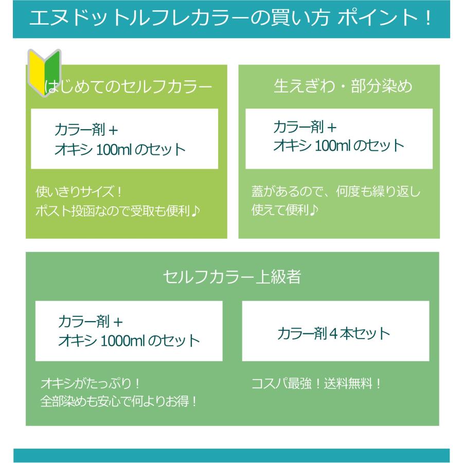 N. エヌドットカラー ルフレ オキシ 1リットル セット グレージュ