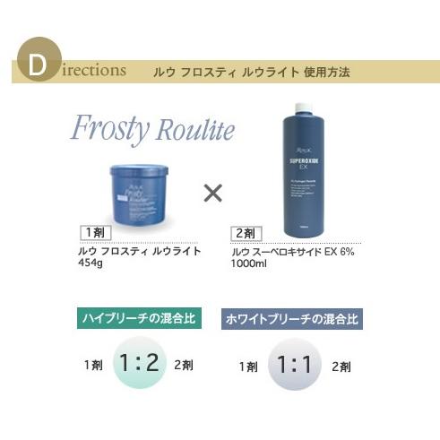 Roux Frosty Roulite 2個セット 454g ROUX ホワイト ブリーチ ルウ フロスティ ルウライト 454g ハイ