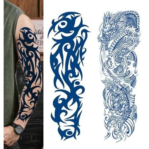 レビュー特典付】 ジャグアタトゥーシール 2枚セット 腕用 2週間 持続