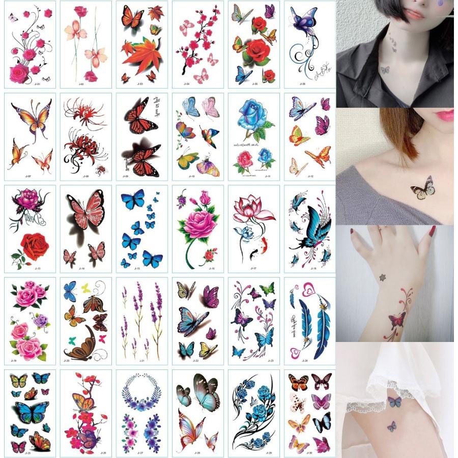 日本初の tuzuru タトゥーシール 30枚セット ボディシール ステッカー tatoo 防水 かわいい 花 蝶 薔薇 おまけ付 送料無料 W hoop.educacaonaweb.com.br 日本初の tuzuru タトゥーシール 30枚セット ボディシール ステッカー tatoo 防水 かわいい 花 蝶 薔薇 おまけ付 送料無料 W hoop.educacaonaweb.com.br