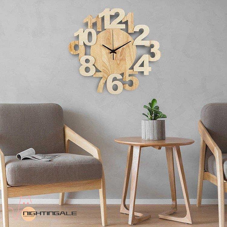 掛け時計 かわいい 北欧 おしゃれ かわいい 音がしない ギフト おしゃれ 掛時計 入学祝い 玄関 音がしない シンプル インテリア時計 子供 モダン Laugh Berryz ウッド ナチュラル 2na581 日本超安い