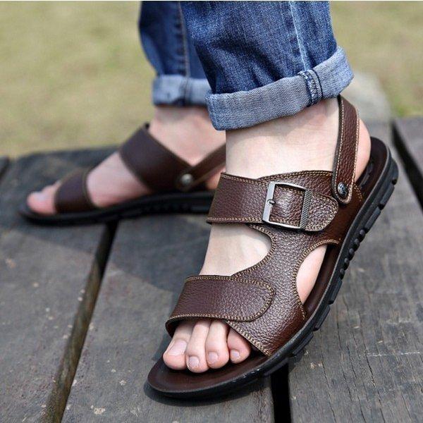 愛用 サンダル サンダル メンズ カジュアル 春夏 17夏新作サンダルメンズストラップメンズ スリッパ靴シューズカジュアルコンフォートリラックス軽量ビーチサンダル春夏 Www Threeriversofs Com