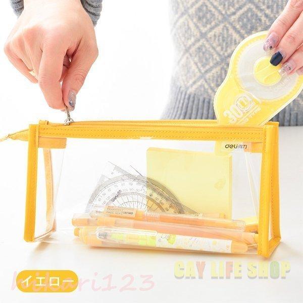 ペンケース 三角型 レディース メンズ キッズ 小物入れ筆箱 ポーチ おしゃれ 透明 シンプル 小学生 中学生 高校生 男子 女子 贈り物