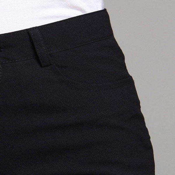 通勤・リクルート・オフィス・事務服にぴったり!ストレートパンツ レディース スラックスパンツ ブラック ロングパンツ 長ズボン 黒 就活 ス ZOKO|berstore|05