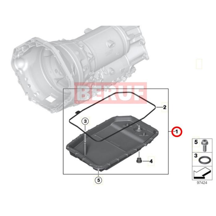 BMW ATオイルパン オイルフィルターASSY 1シリーズ E82 E87 E88 116i