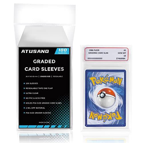 ATUSANO PSAスリーブ 鑑定専用 100枚 PSAパーフェクトフィットスリーブ