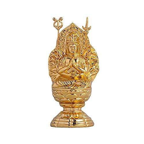 仏像 千手観音菩薩 【小 7cm（金メッキ/24金） 仏師：渡辺景秋 原型＿