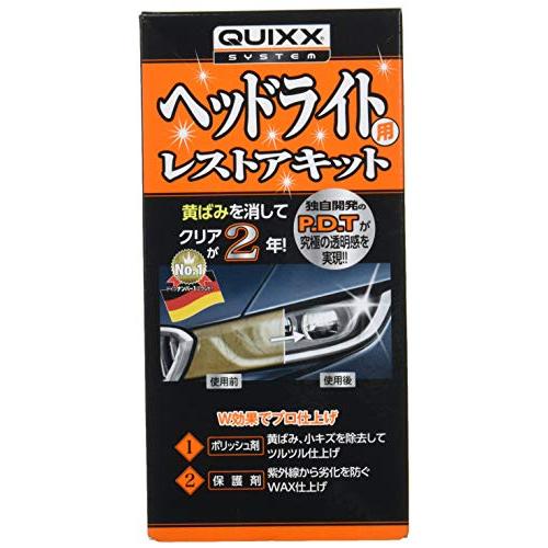 QUIXX(クイックス) ヘッドライト用レストアキット #00084-JP : べるお