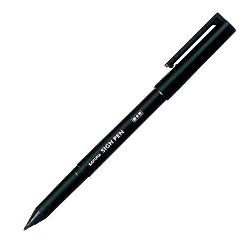 サクラ サイン 専用 サクラクレパス 水性 サインペン 細字 黒 10本 WK-S#49-10 : べるおさ