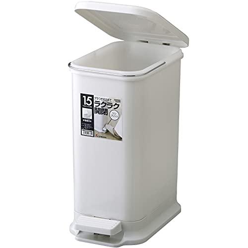 リス ゴミ箱 H&H 15PS ペダルペール 中バケツ付き グレー 13L 日本製