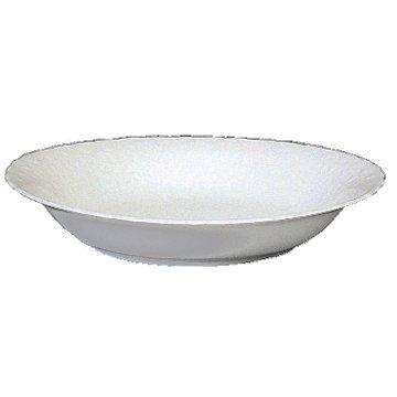 NARUMI(ナルミ) シルキーホワイト 23cmオーバルカレー皿 ボーン