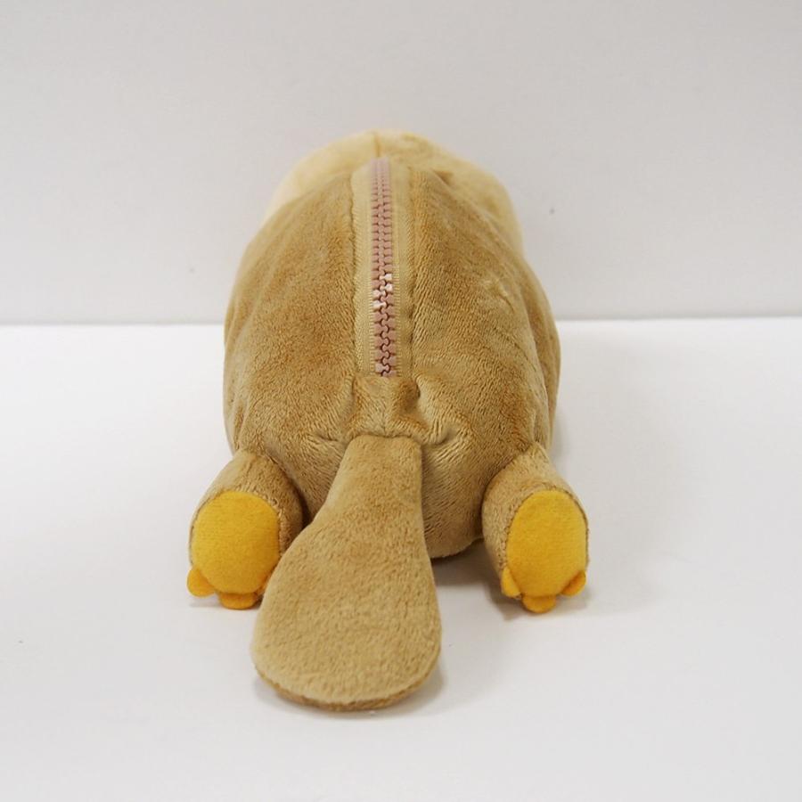ウォンバットさんたちビッグペンケース カモノハシさん ぬいぐるみ