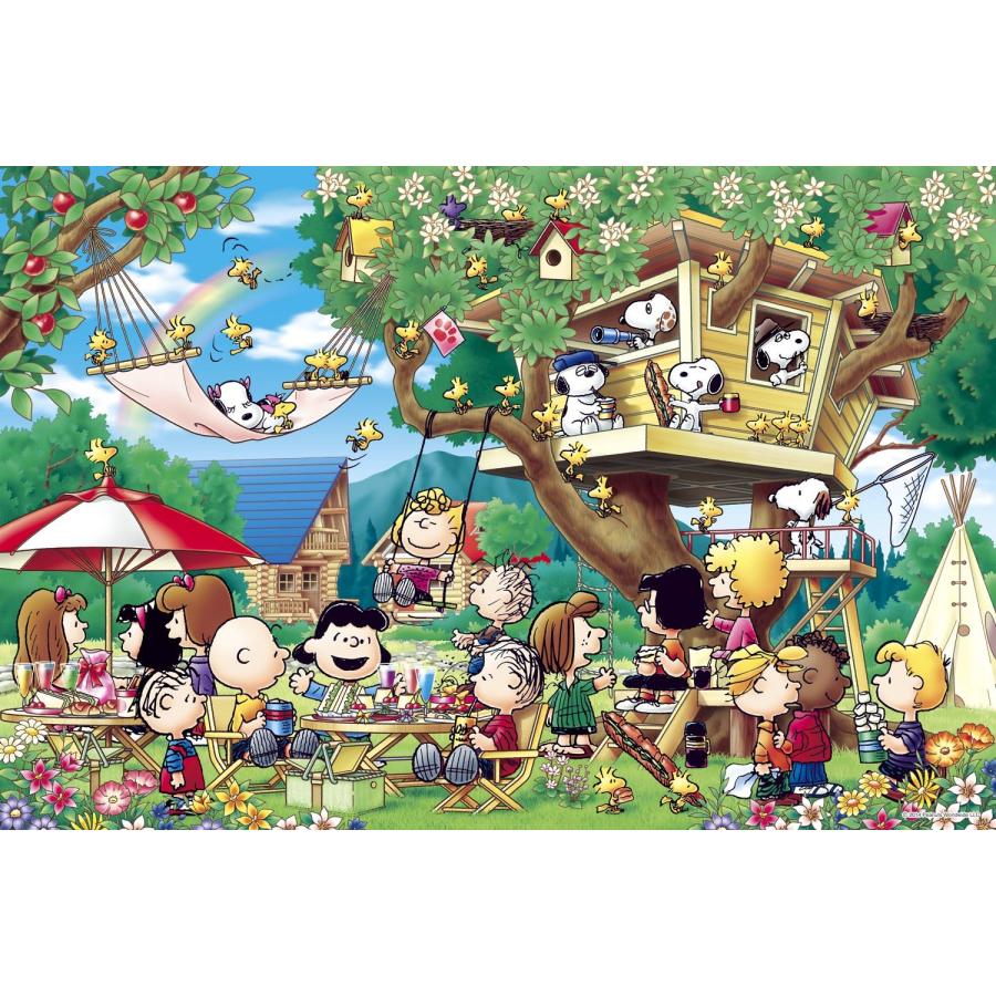 1000ピース ジグソーパズル PEANUTS ツリーハウス(50x75cm) : べるおさ