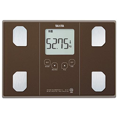タニタ　体重計（体組成計）未使用品 タニタ 体重 体組成計 50g ブラウン BC-314 BR 自動認識機能付き/立