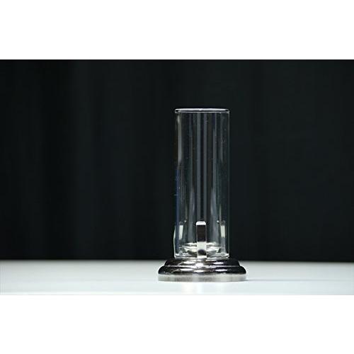 B139s  銅製菊燈　一対　灯火器　茶道具　夜咄　夜長　骨董　ローソク 安心ろうそく/仏具『火を使わない【電池式LEDローソク・ホワイト】紙箱