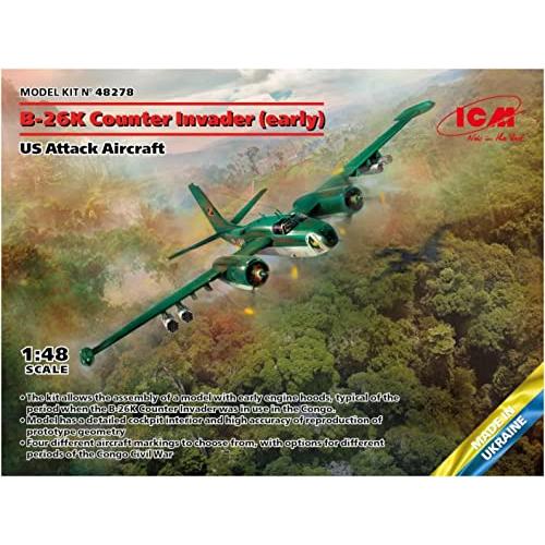 ICM 1/48 アメリカ空軍 B-26K カウンターインベーダー(前期型