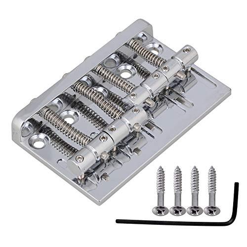 Yibuy 4弦ベースブリッジ60mmピッチ ヘビートップロードアップグレード