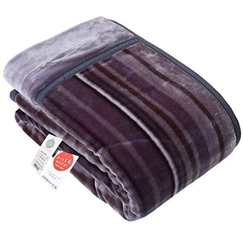 昭和西川 毛布 シングル 二枚合わせ 極暖 使いやすい最適なボリューム