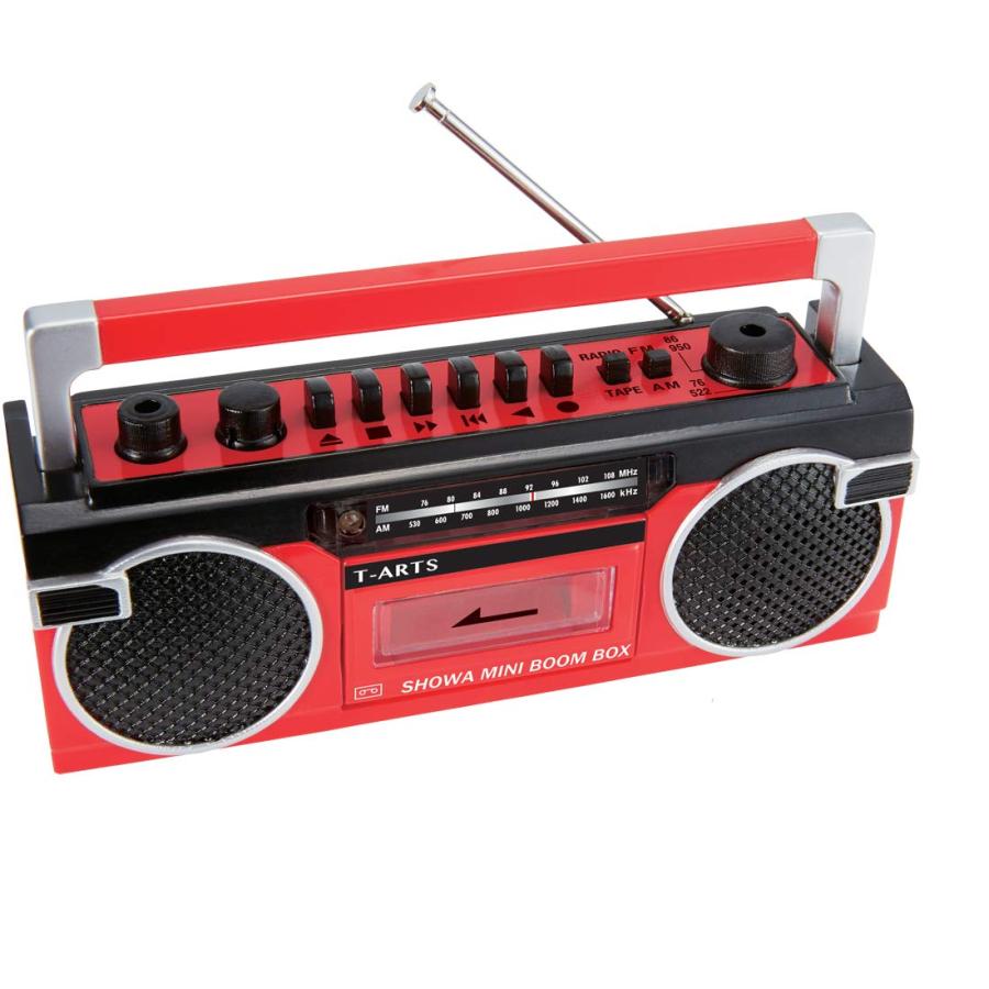 ミニチュア電話とラジカセセット 青春の1曲が胸の中に蘇る!?ラジカセとCDラジカセのミニチュア