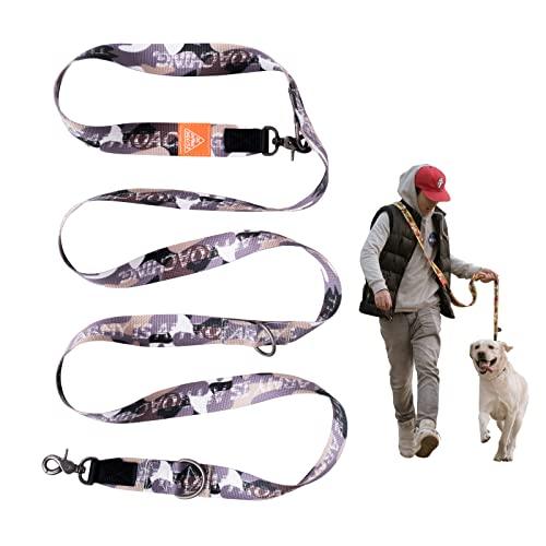 犬用リード　大量 Amazon | Plutus Pet ダブルハンドル 犬用リード 6フィート 高耐久