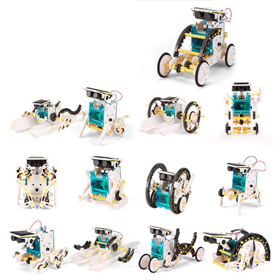 HAMILO ロボット 玩具 ソーラーロボット 太陽光 DIY 組み立て式