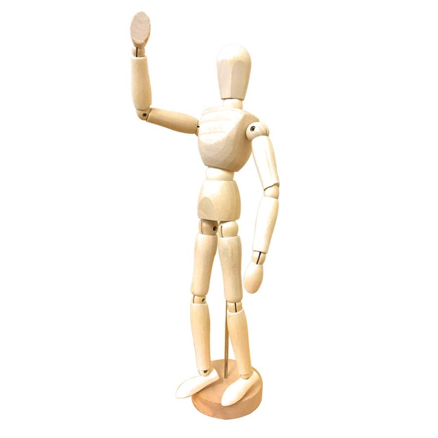 m-stone〕 デッサン人形 木製 30cm 人形 モデル ドール 美術