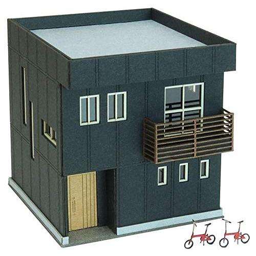 さんけい なつかしのジオラマシリーズ 1/150 民家G ペーパークラフト
