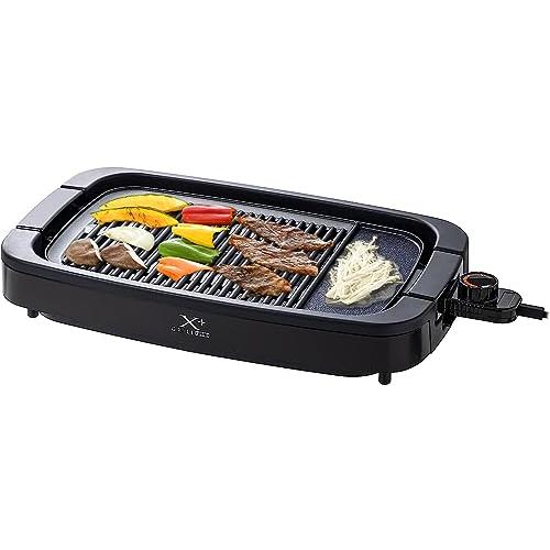 減煙焼き肉グリル YAMAZEN、ワイドサイズのプレートを採用した「減煙焼き肉グリル