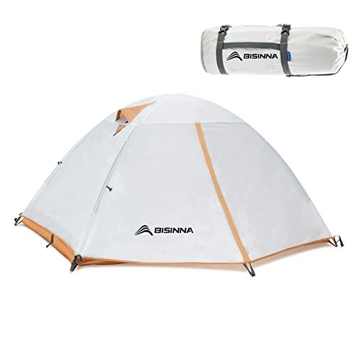 BISINNA 山岳テント 軽量 コンパクト 一人用 二人用 設営簡単 二重層