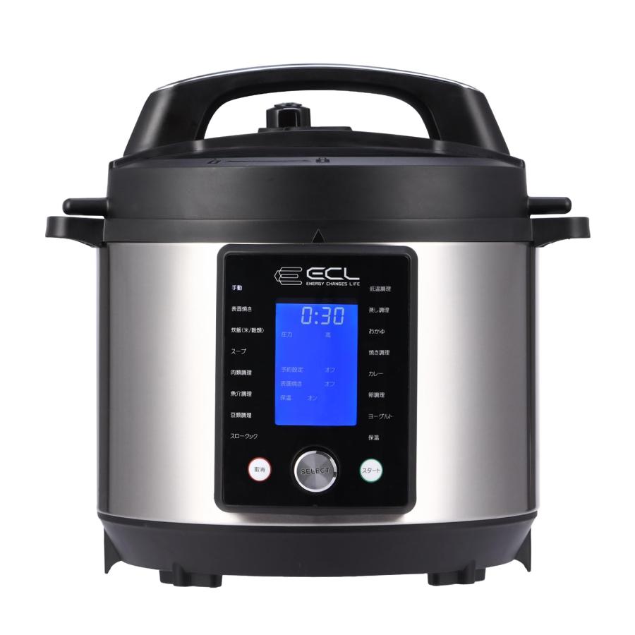 ECL 電気圧力鍋 大容量 電子圧力鍋 5L 圧力調理器 圧力鍋 電気 一台15
