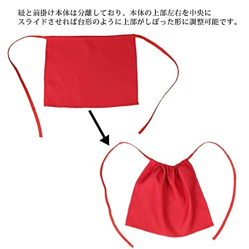 お地蔵さん 前掛け 角型 赤 よだれ掛け 小 : べるおさ本舗 - 通販