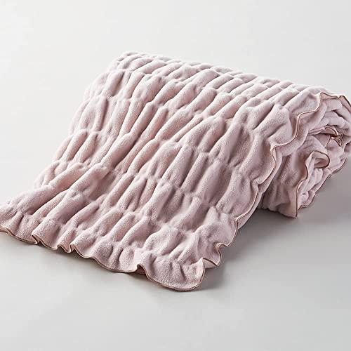 ZEPPIN ハグウォーム 掛け毛布 シングル ピンクベージュ : べるおさ