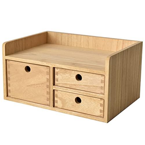 KIRIGEN 引出し 木製 レターケース 書類 トレー 収納 小物 チェスト