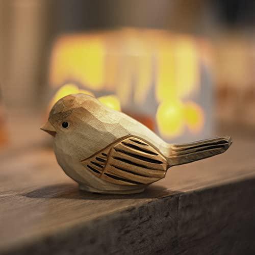 HIGHAWK鳥 バード 木製 飾り 玄関先 置物 動物 かわいい 木彫り HIGHAWK鳥 バード 木製 飾り 玄関先 置物 動物 かわいい 木彫り
