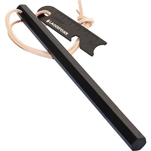 LAGERFEUER ヘキサ型 ファイヤースターター 六角 フェロセリウム 本革