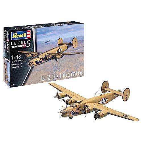 ドイツレベル 1/48 アメリカ軍 B-24Dリベレーター プラモデル 03831