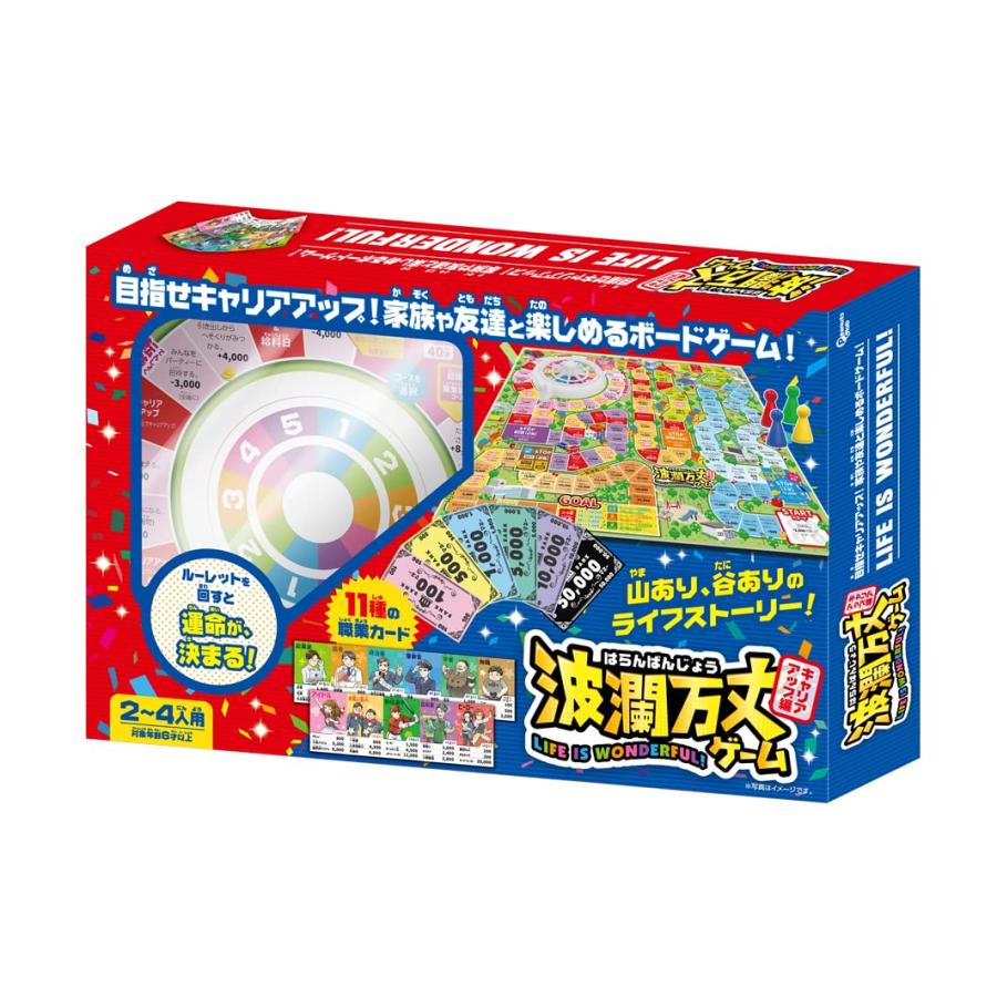 ボードゲームl人生は波瀾万丈！最大4人で楽しめるボードゲーム「波瀾