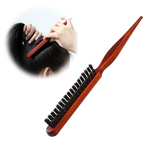 nalaina ヘアブラシ 豚毛 くし 木製 櫛 ヘアブラシ人気 パドルブラシ