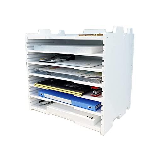 asao☆送料無料☆A3木製14段書類棚 ファイルワゴン ファイルボックス