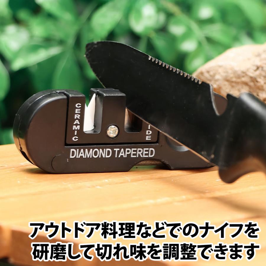 【直輸入品】包丁とぎ　ナイフシャープナー knife sharpner 50%offクーポン有 ナイフシャープナー 3in1 研磨機 砥石 研ぎ 携帯